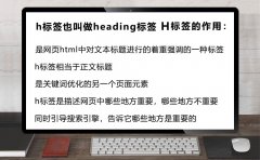 headings什么意思?网站heading标签优化方法